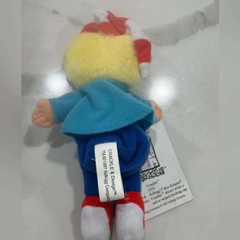 1997 Kellogg's Snap Crackle Pop Bean Bag Plush Rice Krispies NWT Set of 3